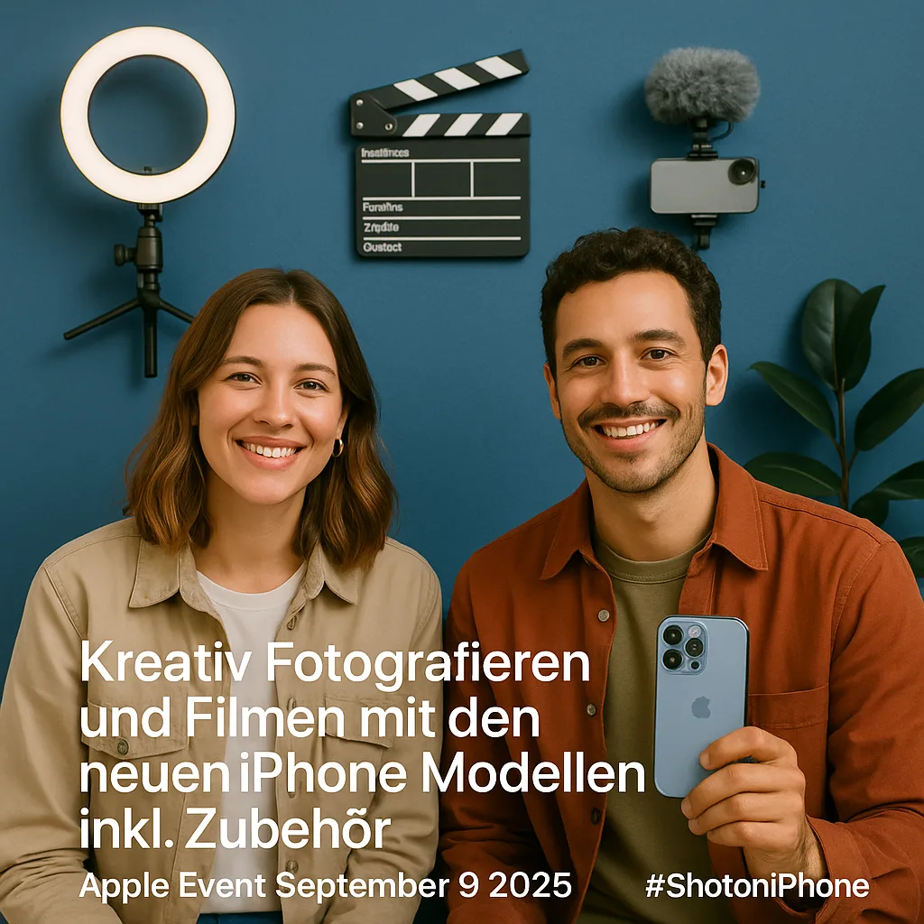 Kreativ Fotografieren und Filmen mit den neuen iPhone Modellen inkl. Zubehör Apple Event September 9 2025 #shotoniphone iPhone 17 Pro Max & iPhone Air