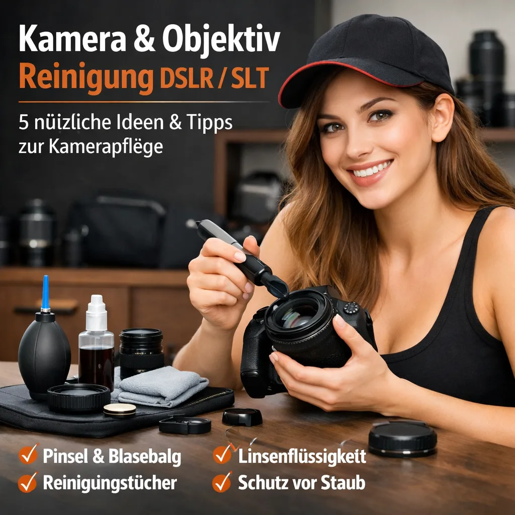 Kamera und Objektiv Reinigung DSLR SLT inkl. 5 nützliche Ideen und Tipps zur Kamerapflege