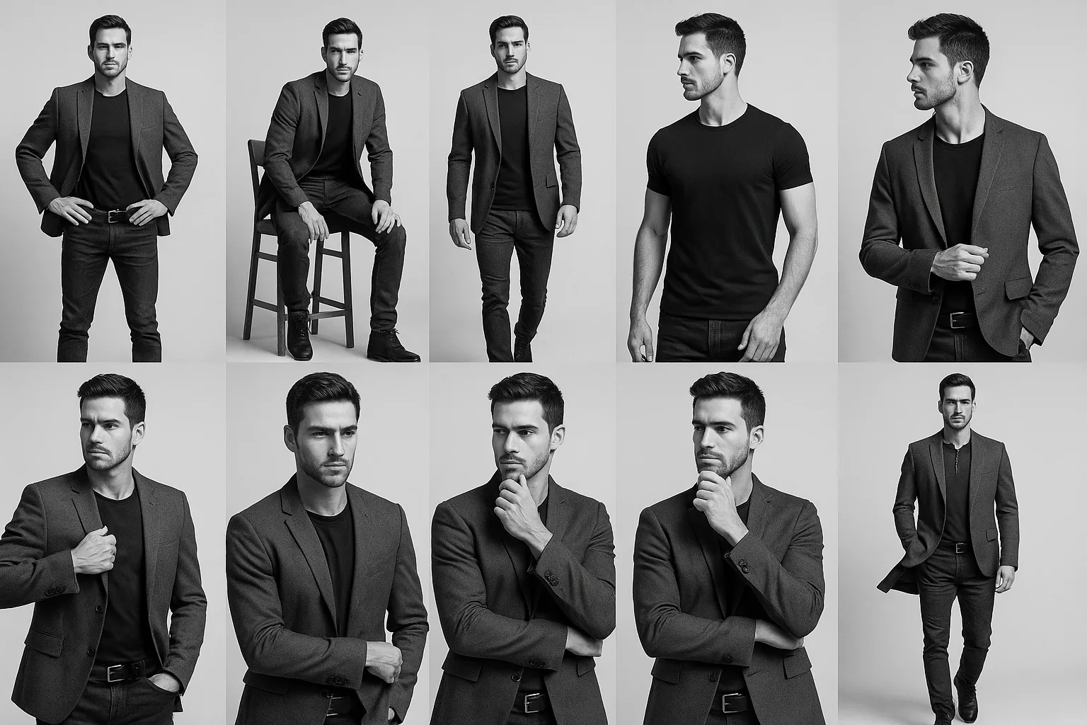 10 wirkungsvolle Modelposen für männliche Models