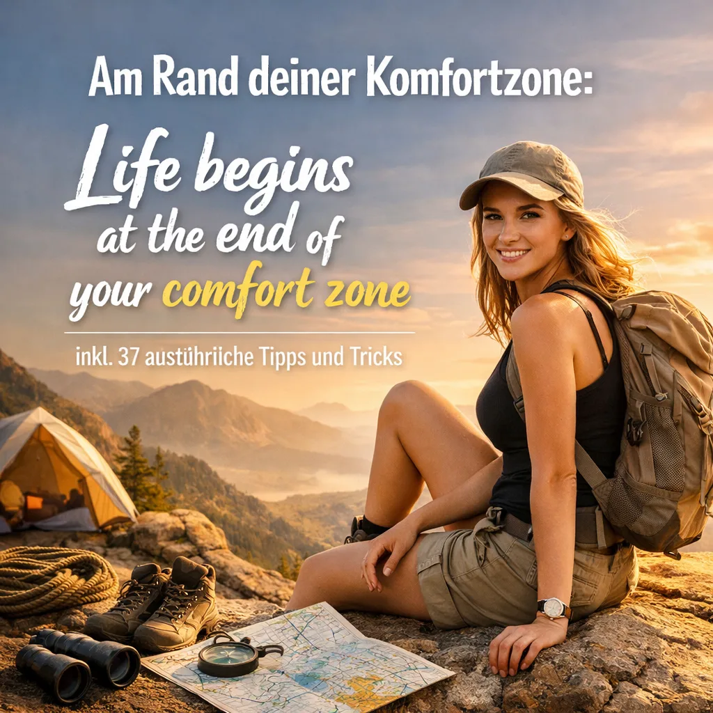 Am Rand deiner Komfortzone: life begins at the end of your comfort zone inkl. 37 ausführliche Tipps und Tricks