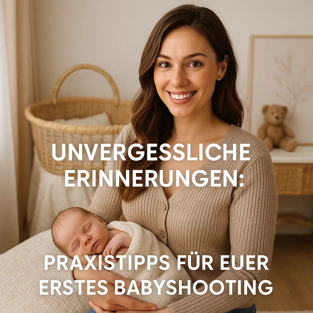 Unvergessliche Erinnerungen: Praxistipps für euer erstes Babyshooting