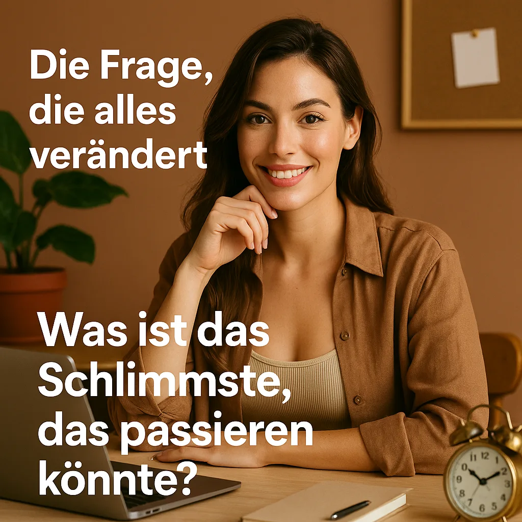 Die Frage, die alles verändert. Was ist das Schlimmste, das passieren könnte?