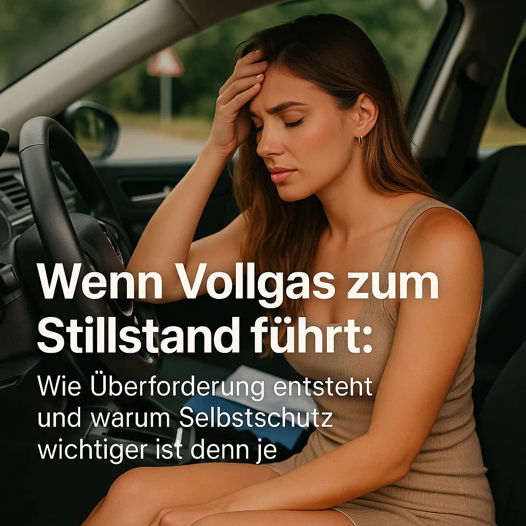 Wenn Vollgas zum Stillstand führt: Wie Überforderung entsteht und warum Selbstschutz wichtiger ist denn je inkl. 5 Impulse für langfristige Stabilität und Selbstbestimmung