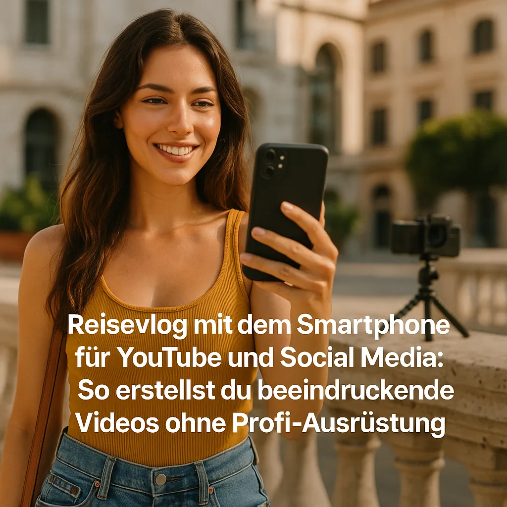 Reisevlog mit dem Smartphone für YouTube und Social Media: So erstellst du beeindruckende Videos ohne Profi-Ausrüstung