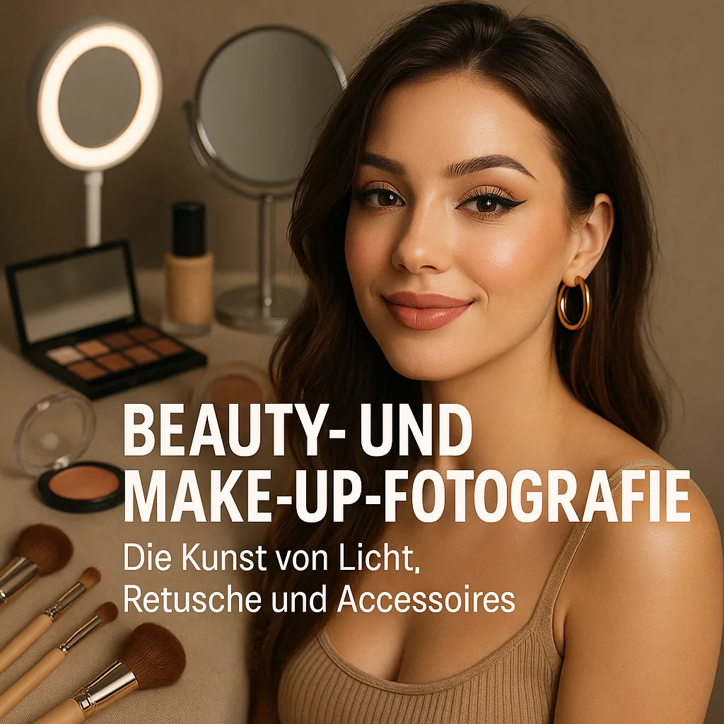 Beauty- und Make-up-Fotografie: Die Kunst von Licht, Retusche und Accessoires