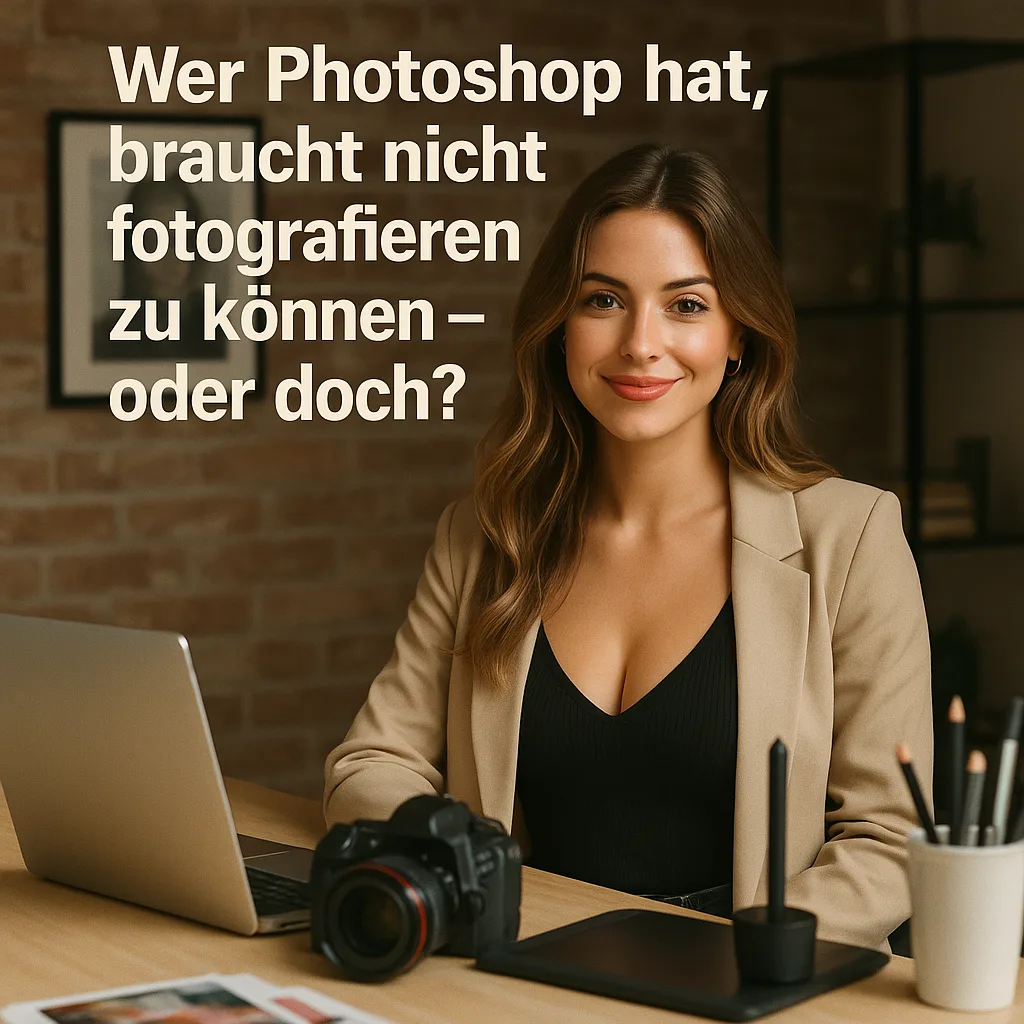 Wer Photoshop hat, braucht nicht fotografieren zu können – oder doch?