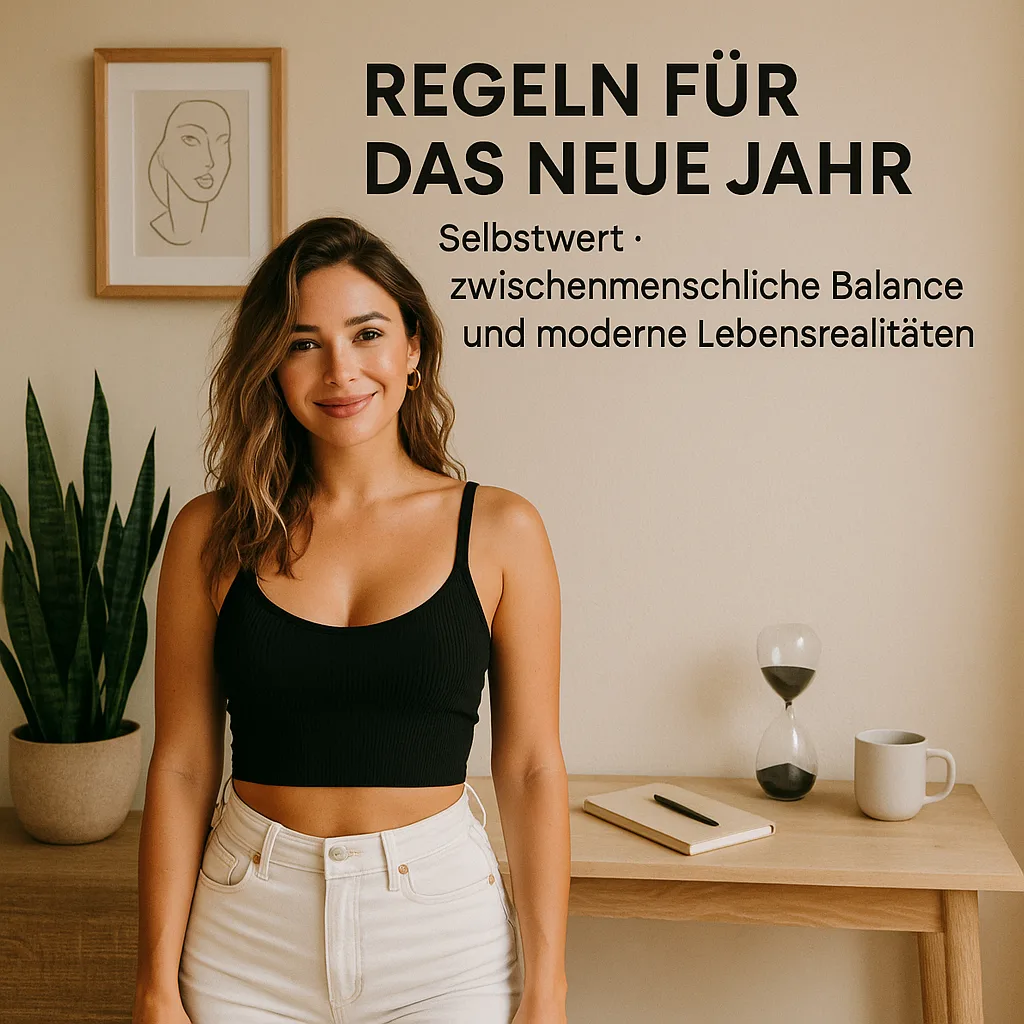 Regeln für das neue Jahr. Neujahr über Selbstwert, zwischenmenschliche Balance und moderne Lebensrealitäten