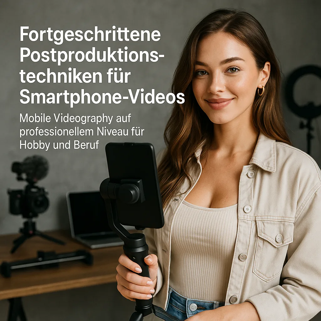 Fortgeschrittene Postproduktionstechniken für Smartphone Videos. Mobile Videography auf professionellem Niveau für Hobby und Beruf.