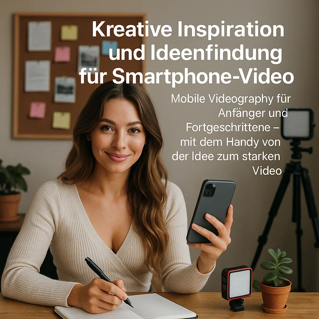 Kreative Inspiration und Ideenfindung für Smartphone Video. Mobile Videography für Anfänger und Fortgeschrittene – mit dem Handy von der Idee zum starken Video.