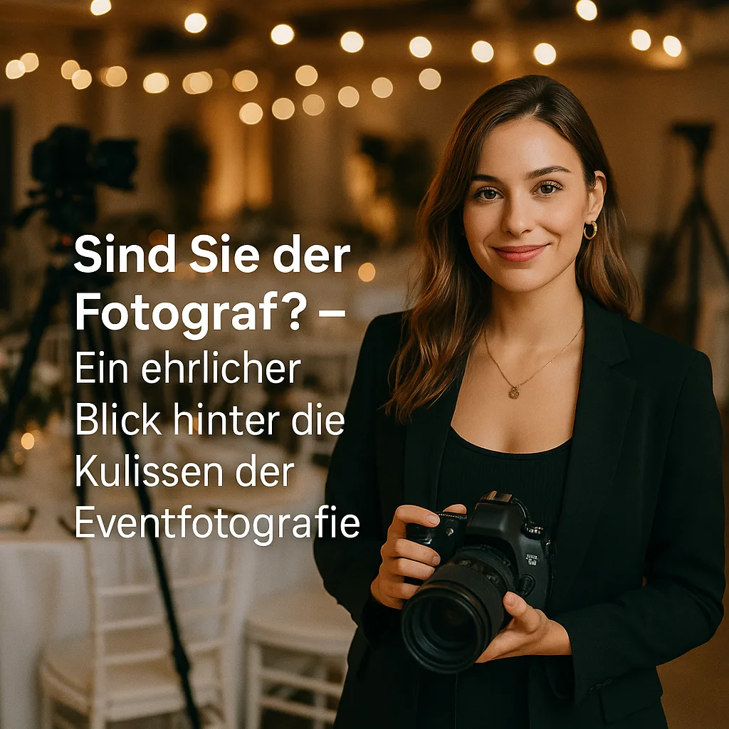„Sind Sie der Fotograf?“ – Ein ehrlicher Blick hinter die Kulissen der Eventfotografie