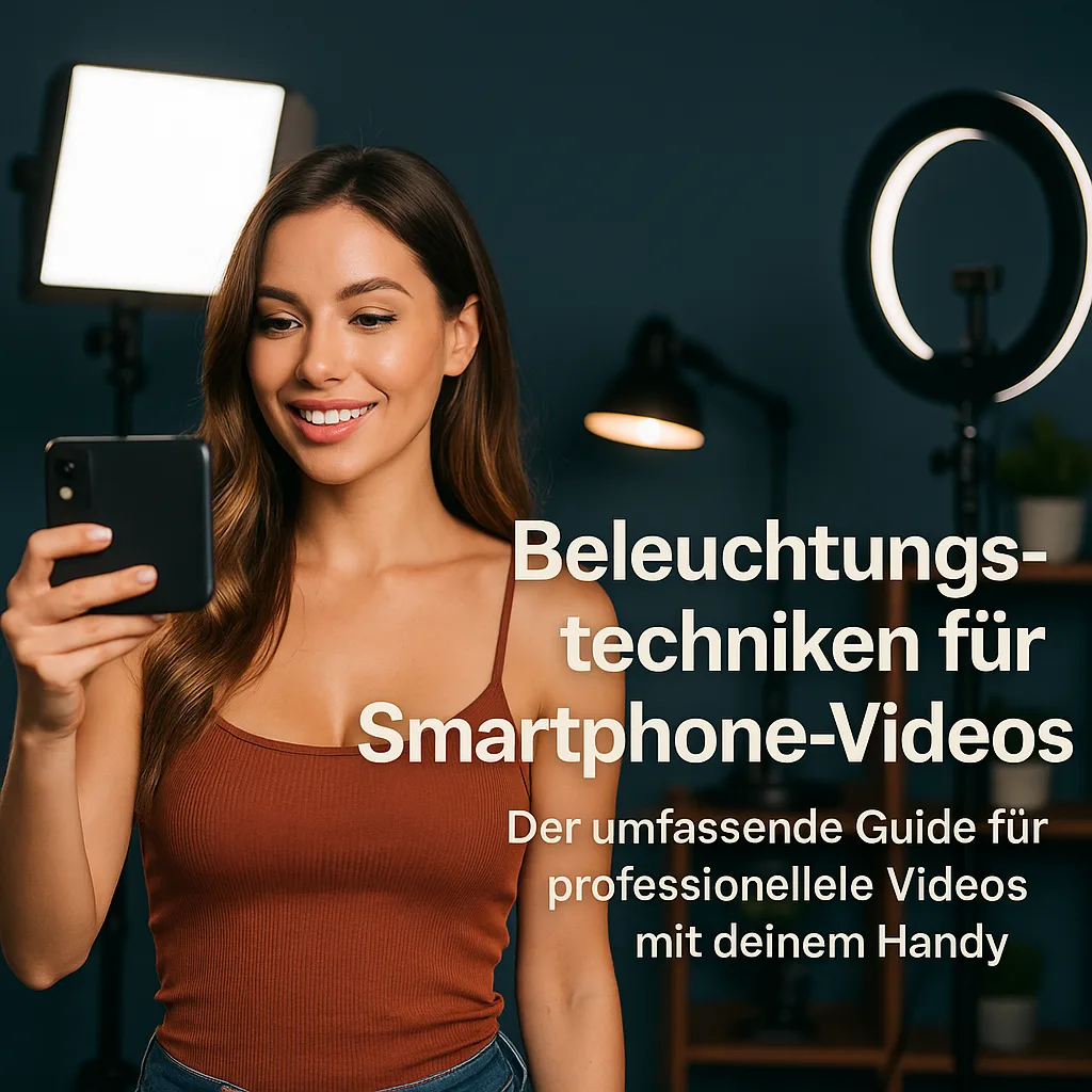 Beleuchtungstechniken für Smartphone Videos. Der umfassende Guide für professionelle Videos mit deinem Handy.