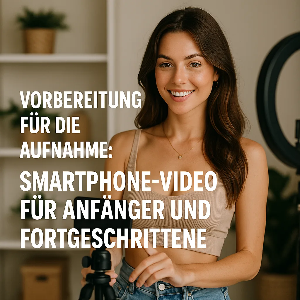 Vorbereitung für die Aufnahme: Smartphone Video für Anfänger und Fortgeschrittene