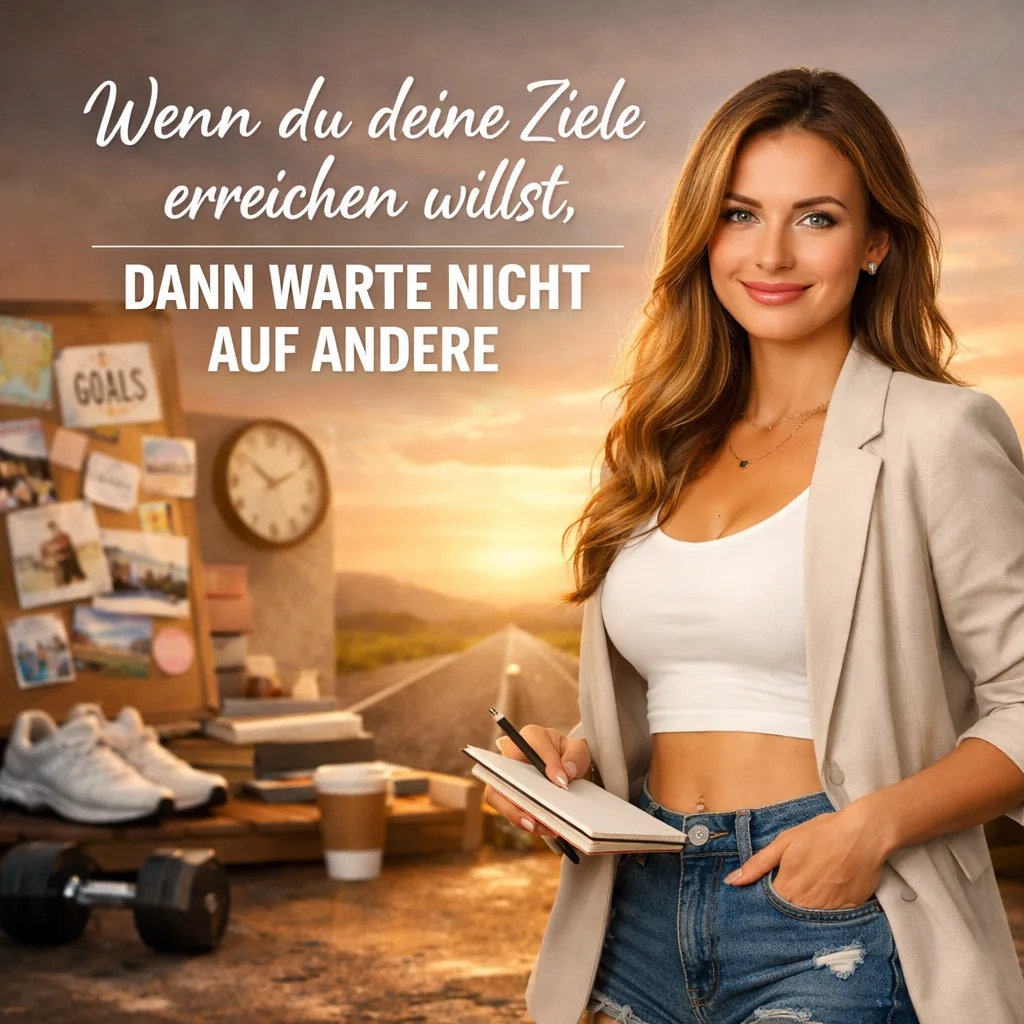 Wenn du deine Ziele erreichen willst, dann warte nicht auf andere