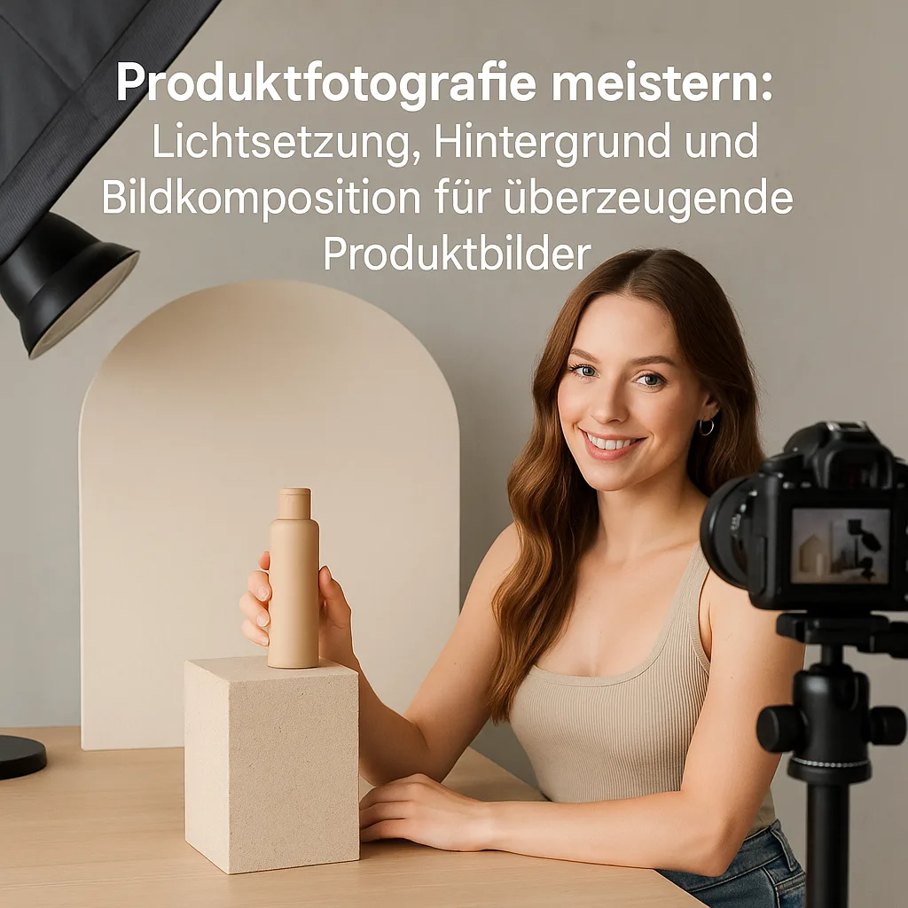 Produktfotografie meistern: Lichtsetzung, Hintergrund und Bildkomposition für überzeugende Produktbilder
