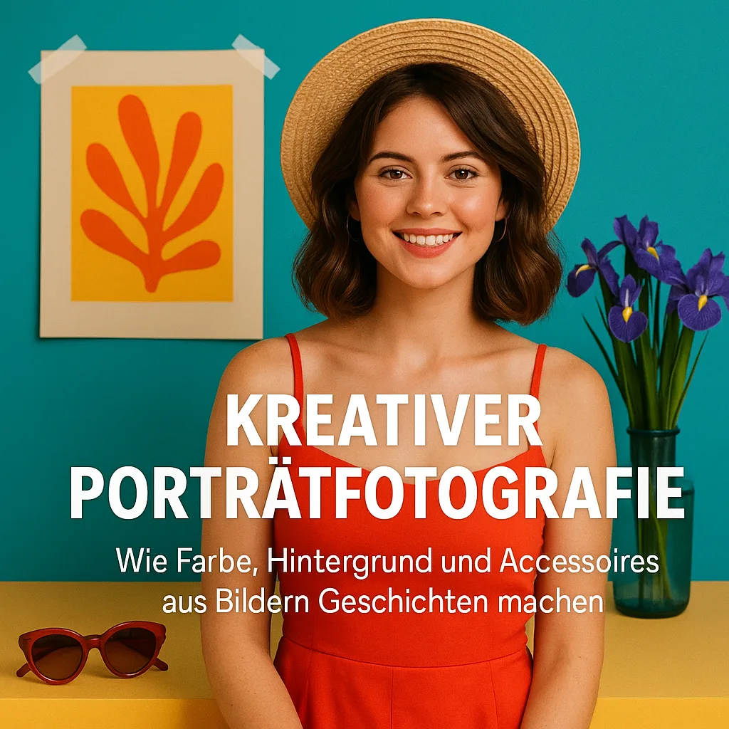 Kreative Porträtfotografie: Wie Farbe, Hintergrund und Accessoires aus Bildern Geschichten machen