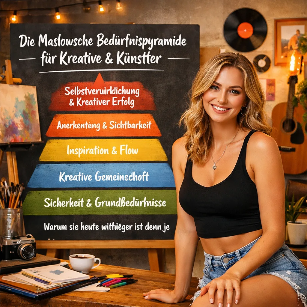 Die Maslowsche Bedürfnispyramide für Kreative und Künstler – warum sie heute wichtiger ist denn je
