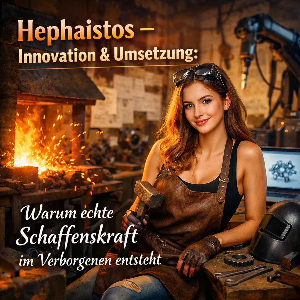 Hephaistos – Innovation & Umsetzung: Warum echte Schaffenskraft im Verborgenen entsteht