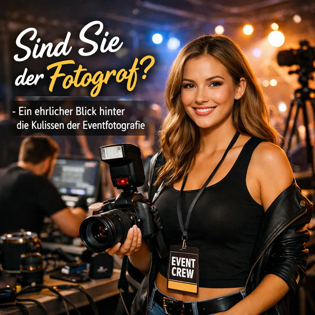 „Sind Sie der Fotograf?“ – Ein ehrlicher Blick hinter die Kulissen der Eventfotografie inkl. 37 Tipps und Tricks für Eventfotografen