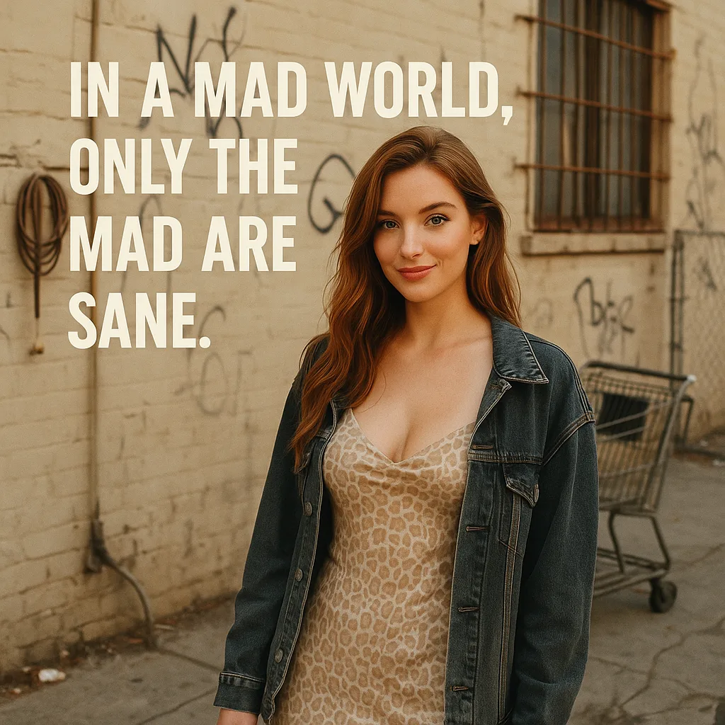 In einer verrückten Welt sind nur die Verrückten zurechnungsfähig