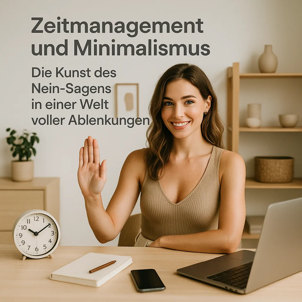 Zeitmanagement und Minimalismus – Die Kunst des Nein-Sagens in einer Welt voller Ablenkungen
