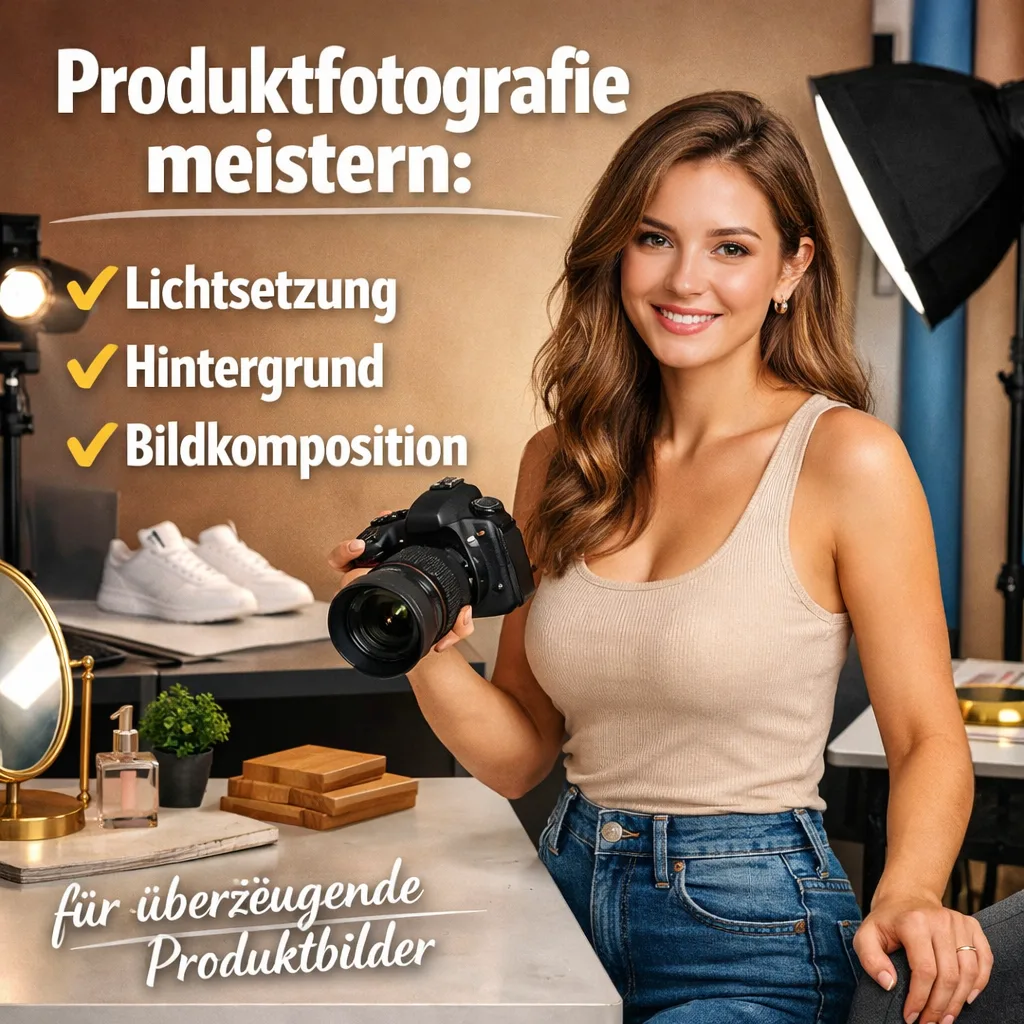 Produktfotografie meistern: Lichtsetzung, Hintergrund und Bildkomposition für überzeugende Produktbilder