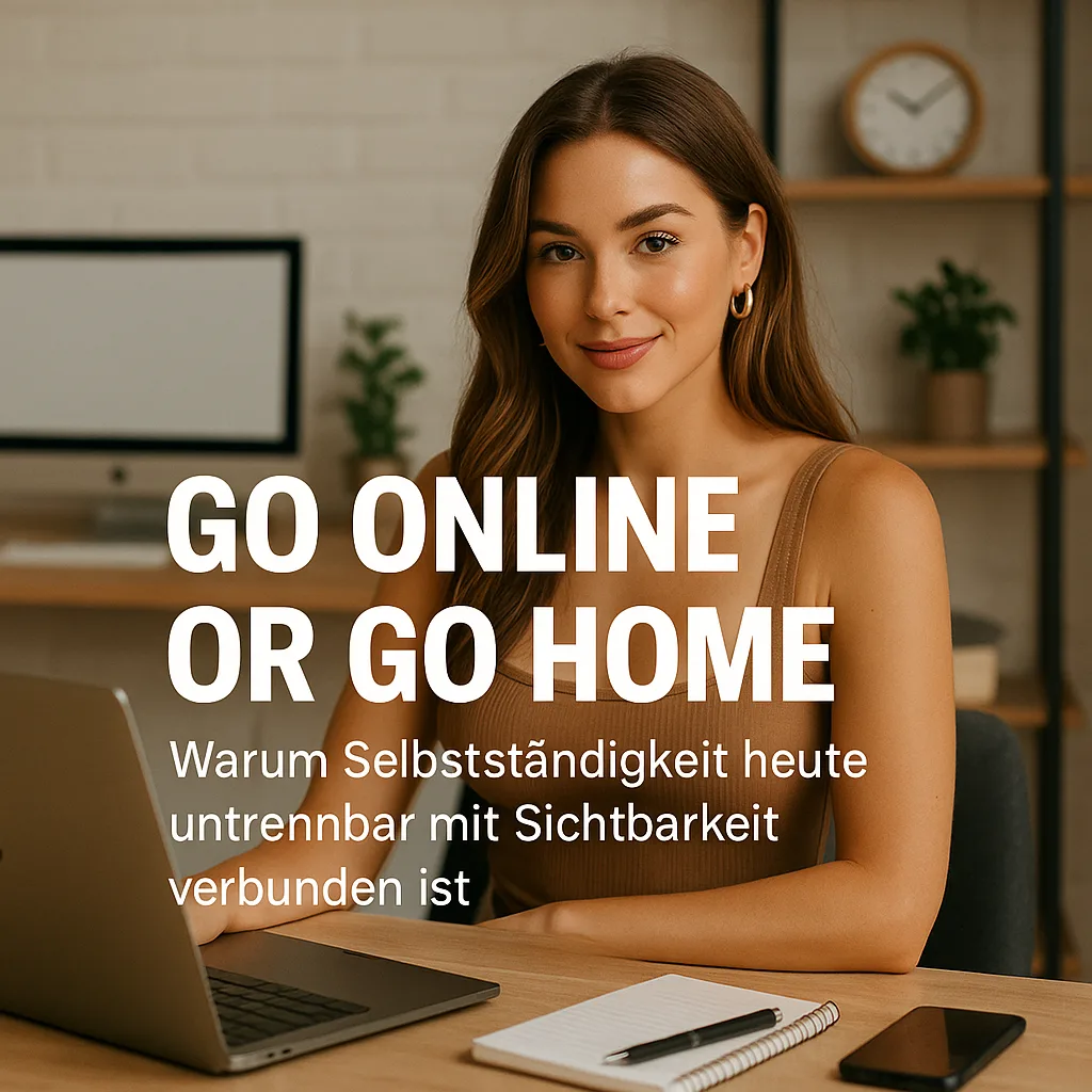 Go Online or Go Home – Warum Selbstständigkeit heute untrennbar mit Sichtbarkeit verbunden ist