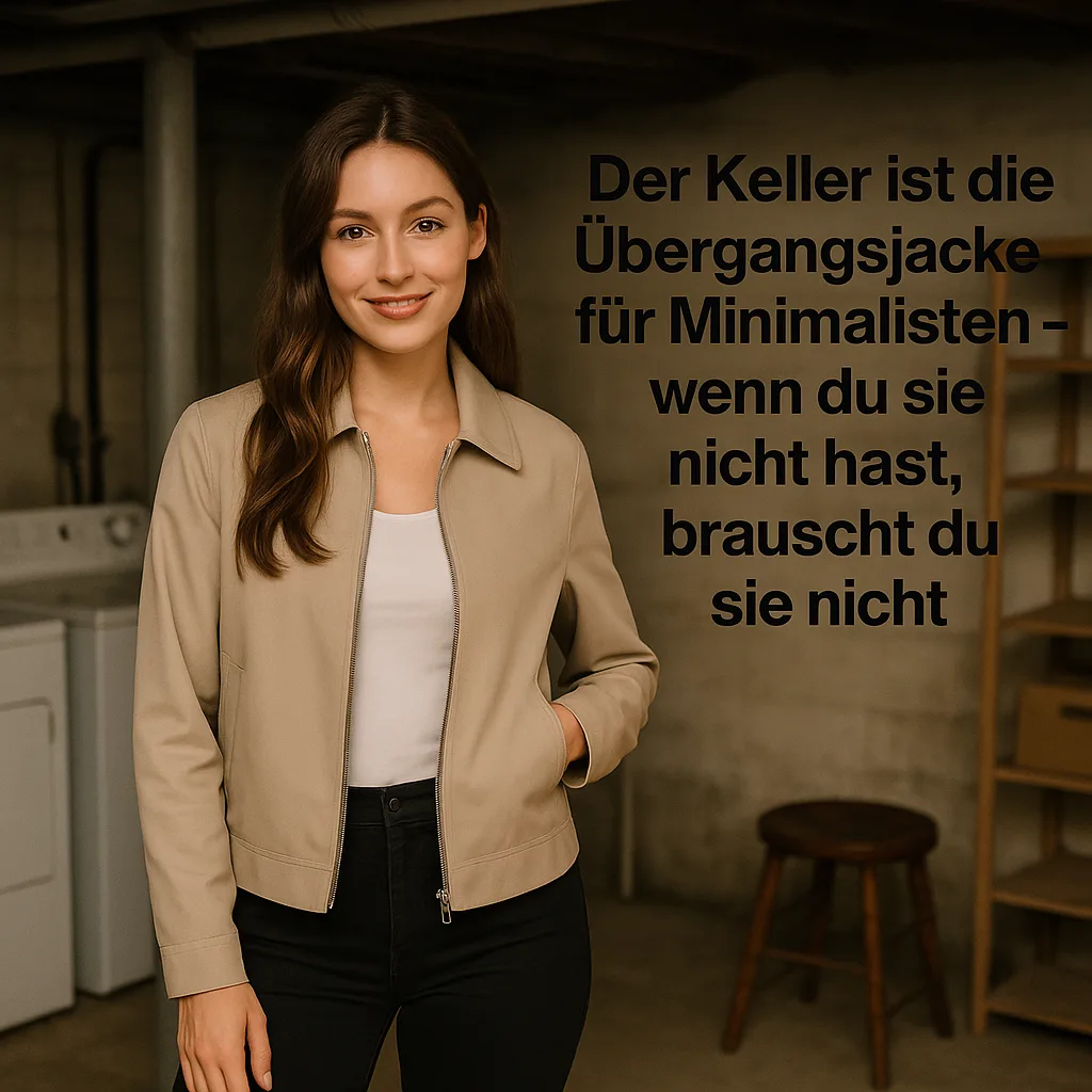 Der Keller ist die Übergangsjacke für Minimalisten – wenn du sie nicht hast, brauchst du sie nicht