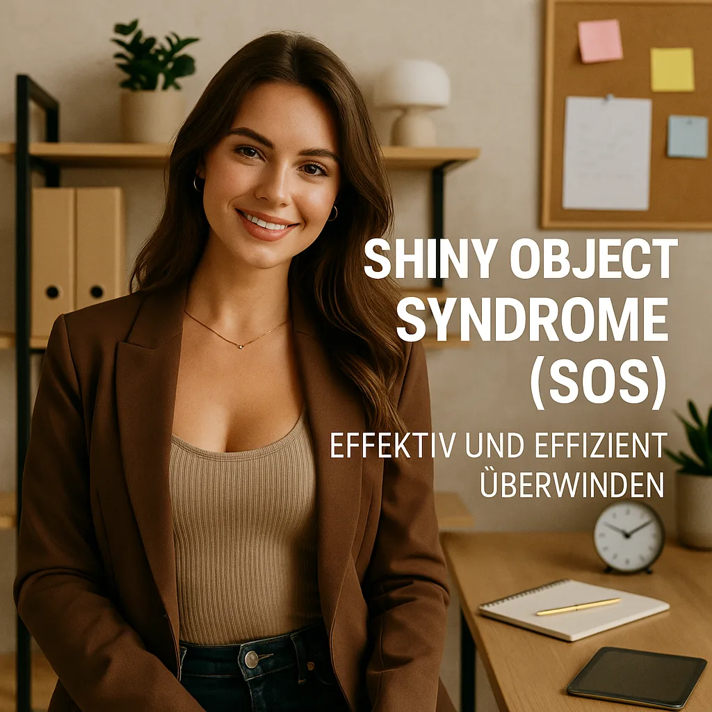 Shiny Object Syndrome SOS effektiv und effizient überwinden – Wie du effektiver organisiert im Business und Privat wirst und bewusste Entscheidungen für dein Leben triffst
