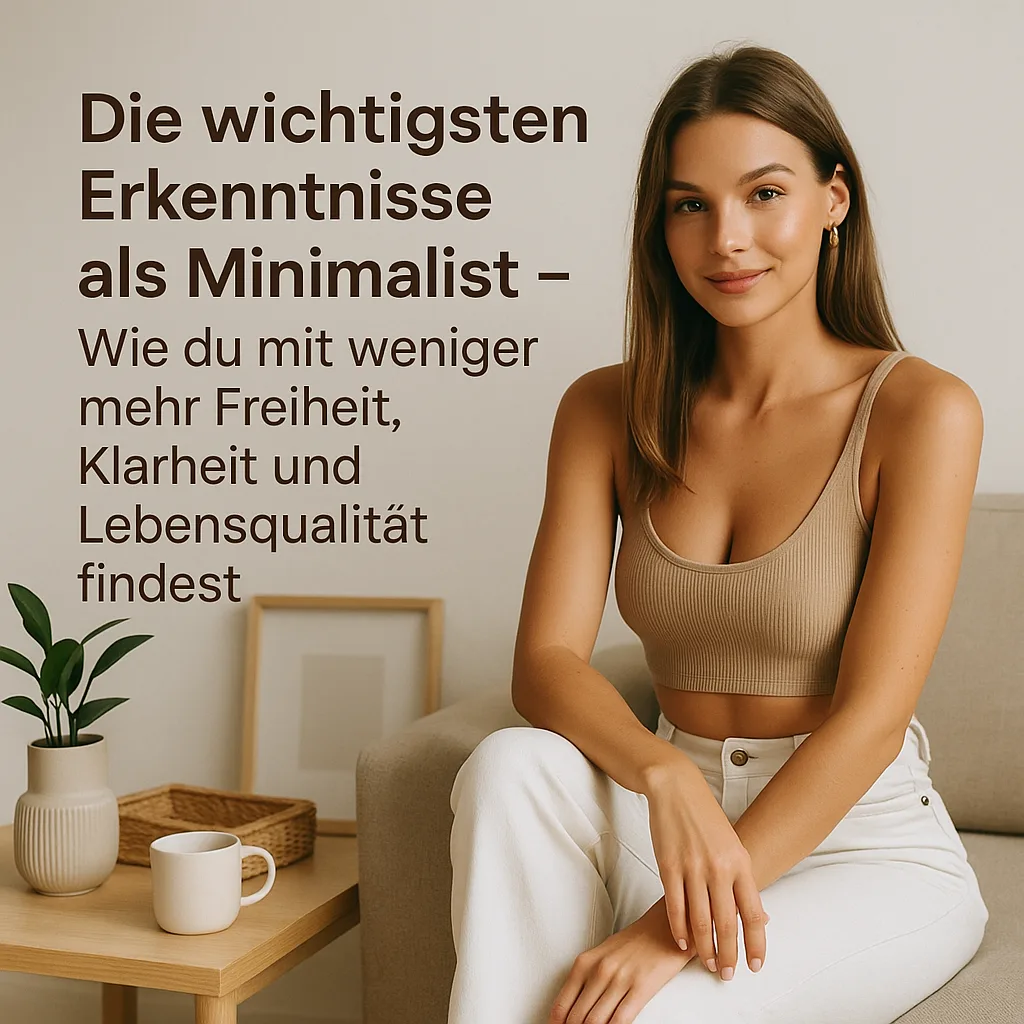 Die wichtigsten Erkenntnisse als Minimalist – Wie du mit weniger mehr Freiheit, Klarheit und Lebensqualität findest