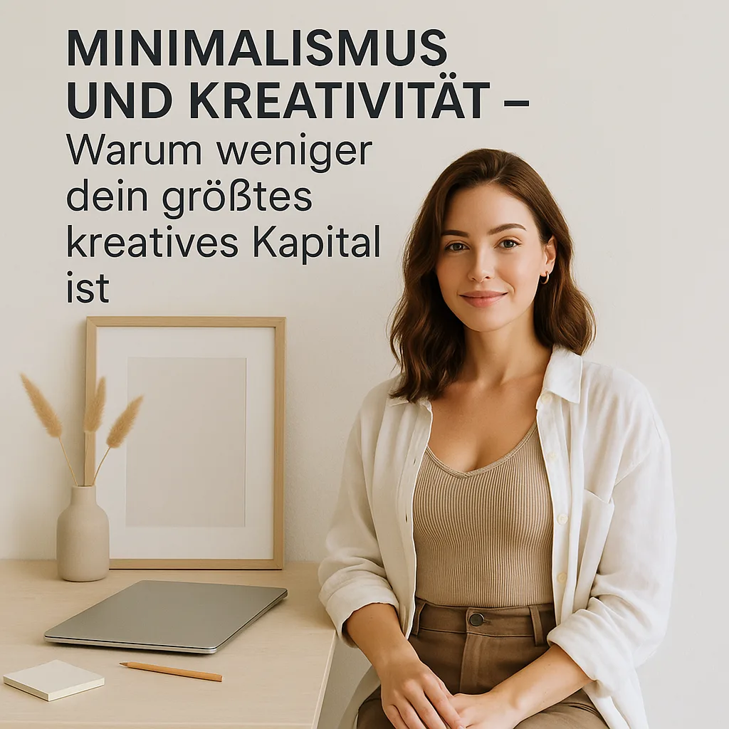 Minimalismus und Kreativität – Warum weniger dein größtes kreatives Kapital ist