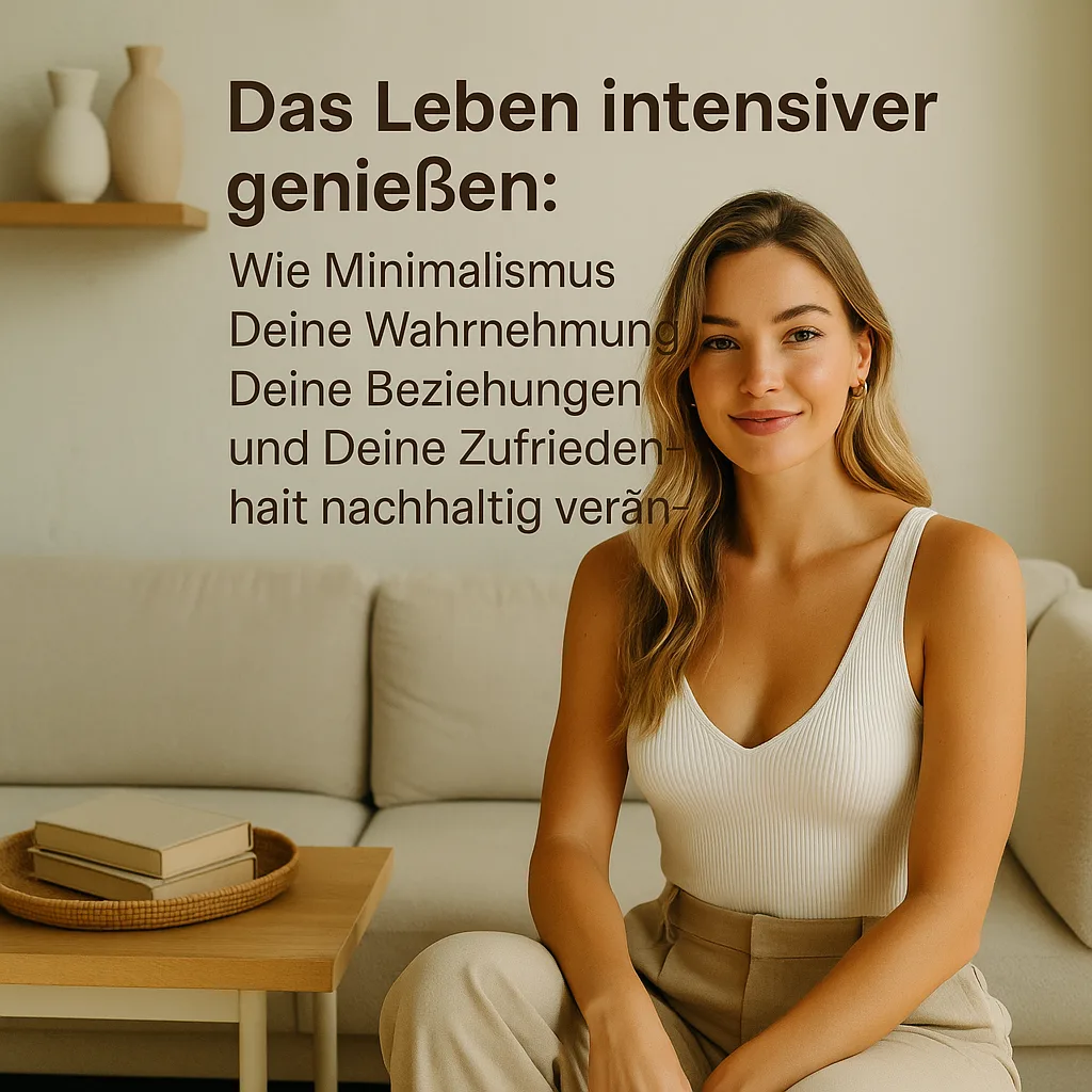 Das Leben intensiver genießen: Wie Minimalismus Deine Wahrnehmung, Deine Beziehungen und Deine Zufriedenheit nachhaltig verändert