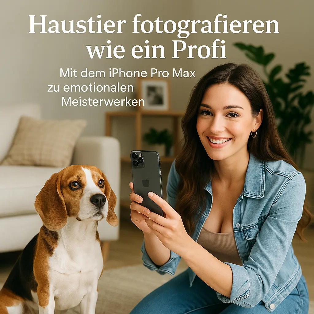 Haustier fotografieren wie ein Profi. Mit dem iPhone Pro Max zu emotionale Meisterwerken