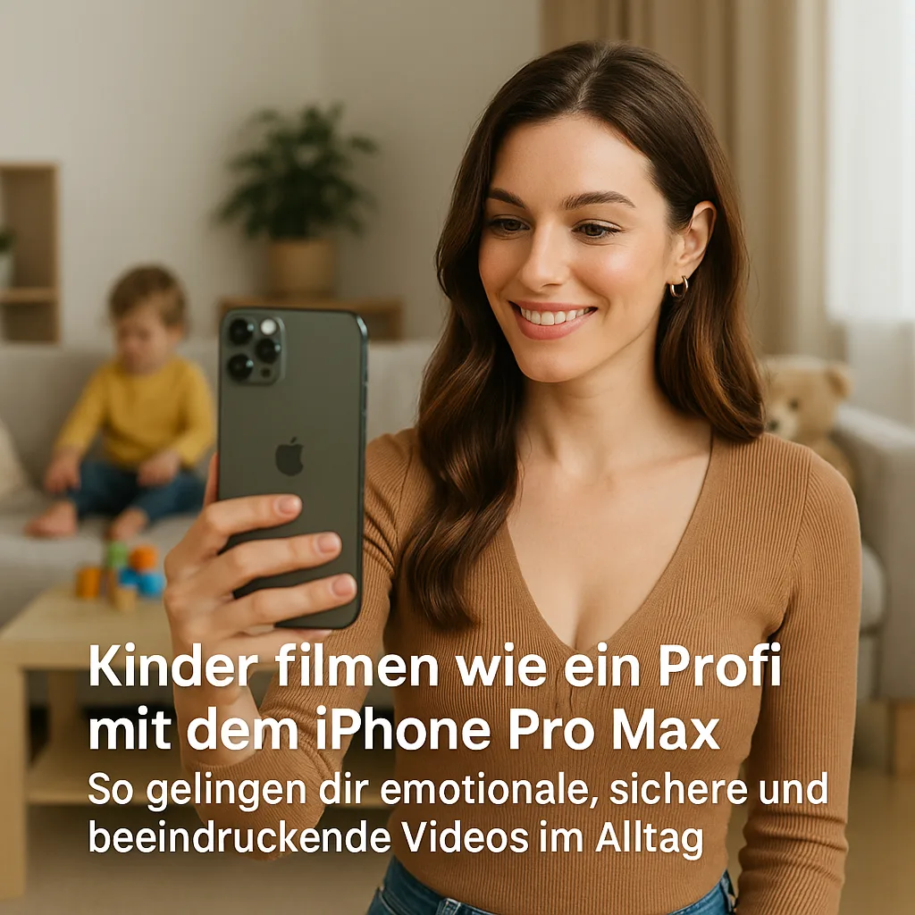Kinder filmen wie ein Profi mit dem iPhone Pro Max – So gelingen dir emotionale, sichere und beeindruckende Videos im Alltag