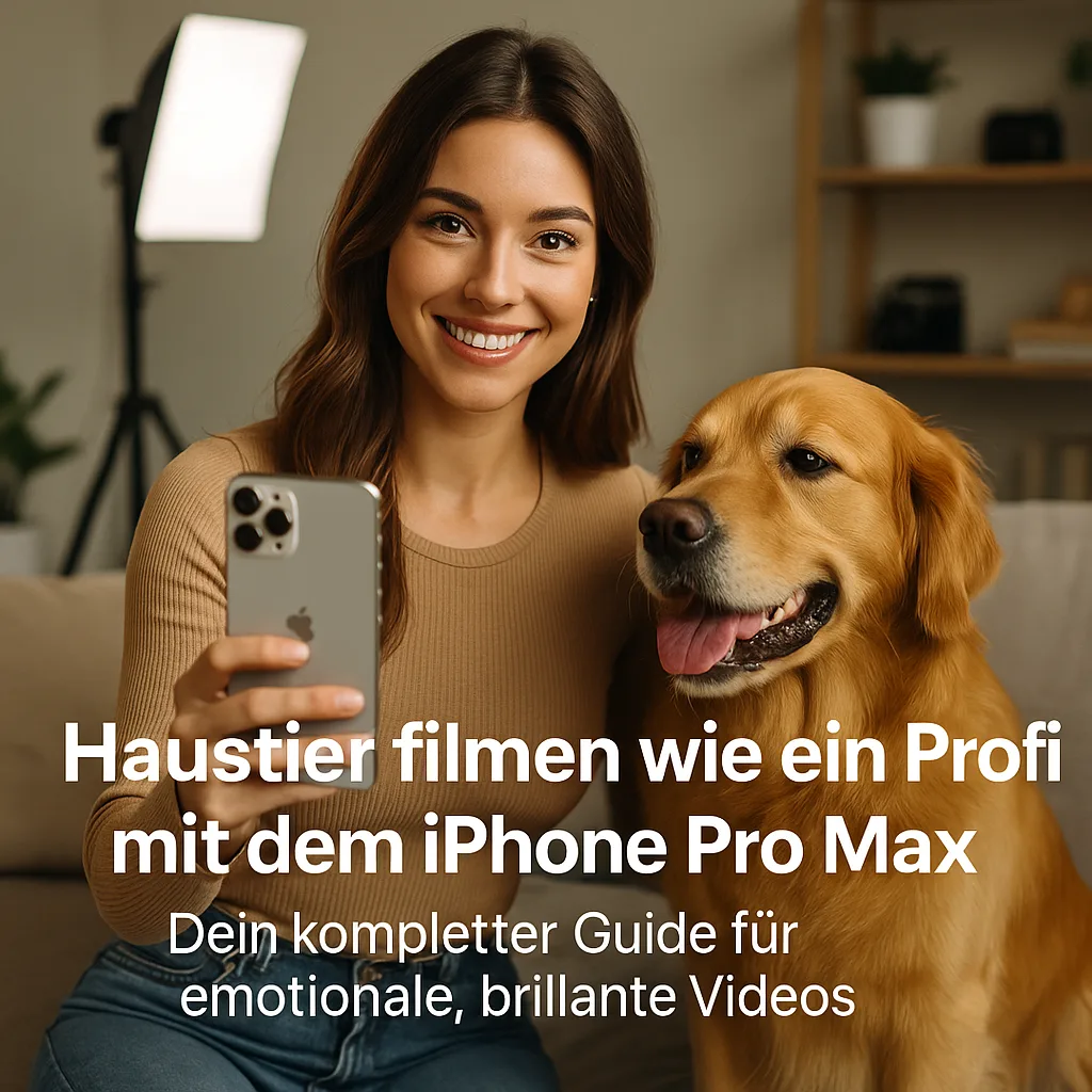 Haustier filmen wie ein Profi mit dem iPhone Pro Max – Dein kompletter Guide für emotionale, brillante Videos