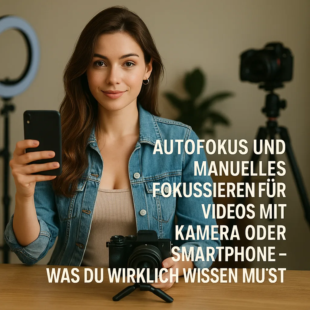 Autofokus und manuelles Fokussieren für Videos mit Kamera oder Smartphone – was du wirklich wissen musst