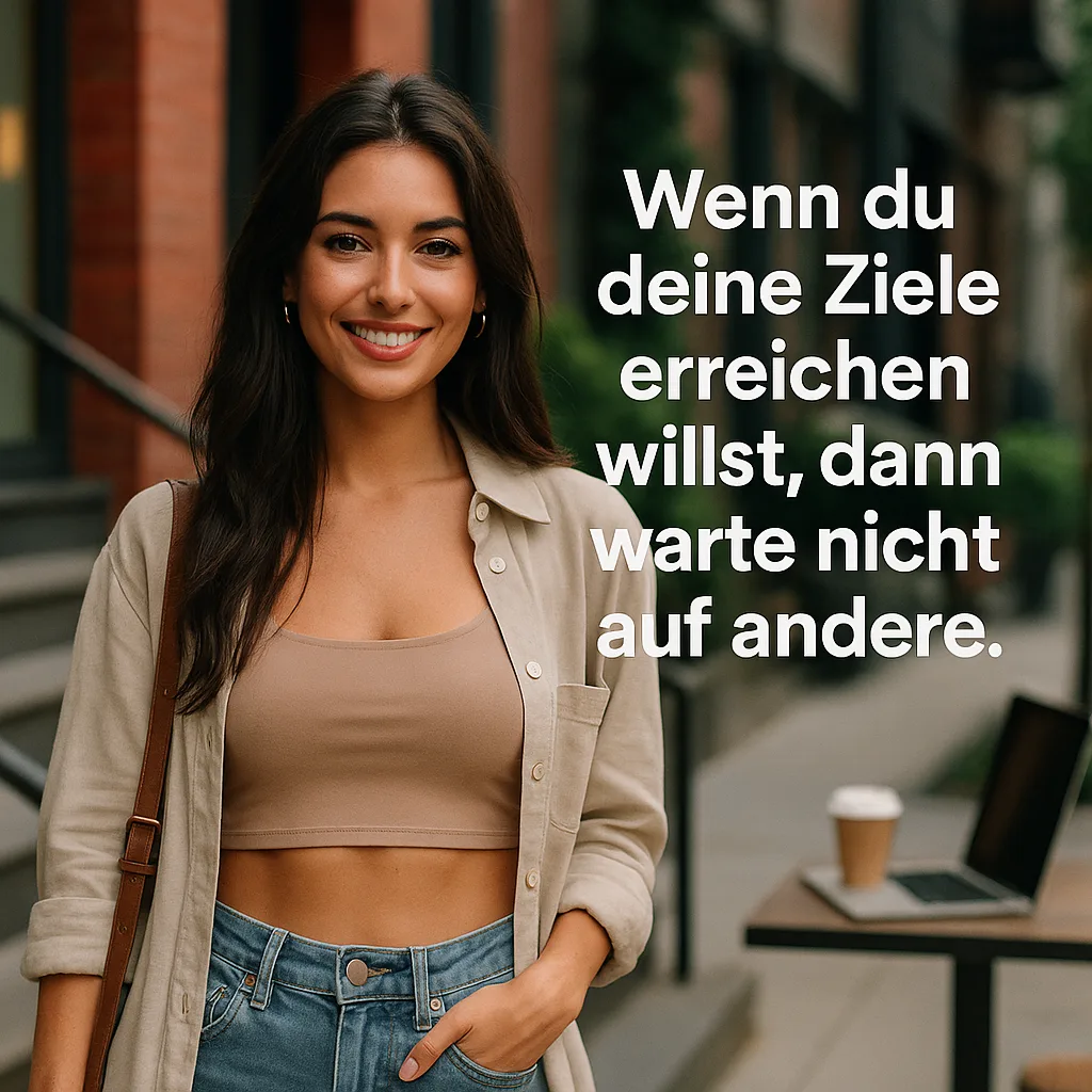 Wenn du deine Ziele erreichen willst, dann warte nicht auf andere