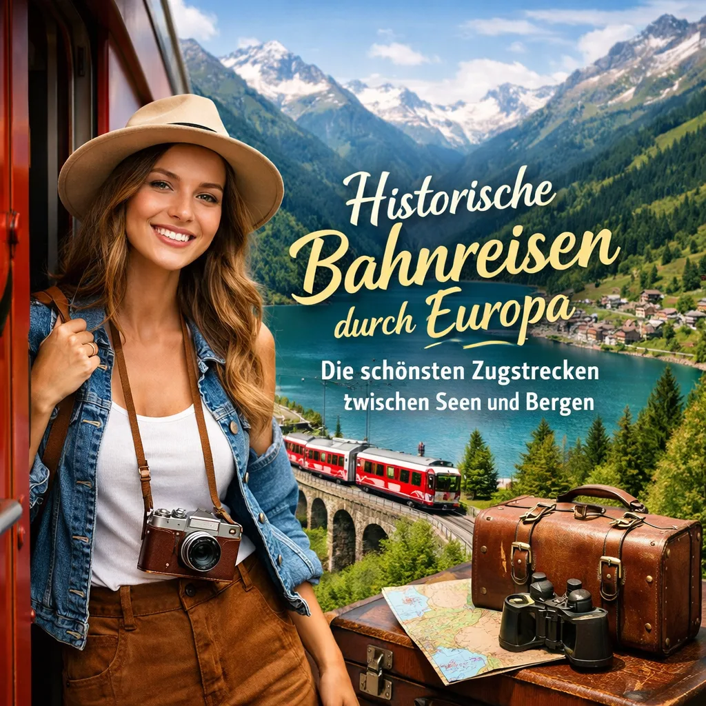 Historische Bahnreisen durch Europa – Die schönsten Zugstrecken zwischen Seen und Bergen