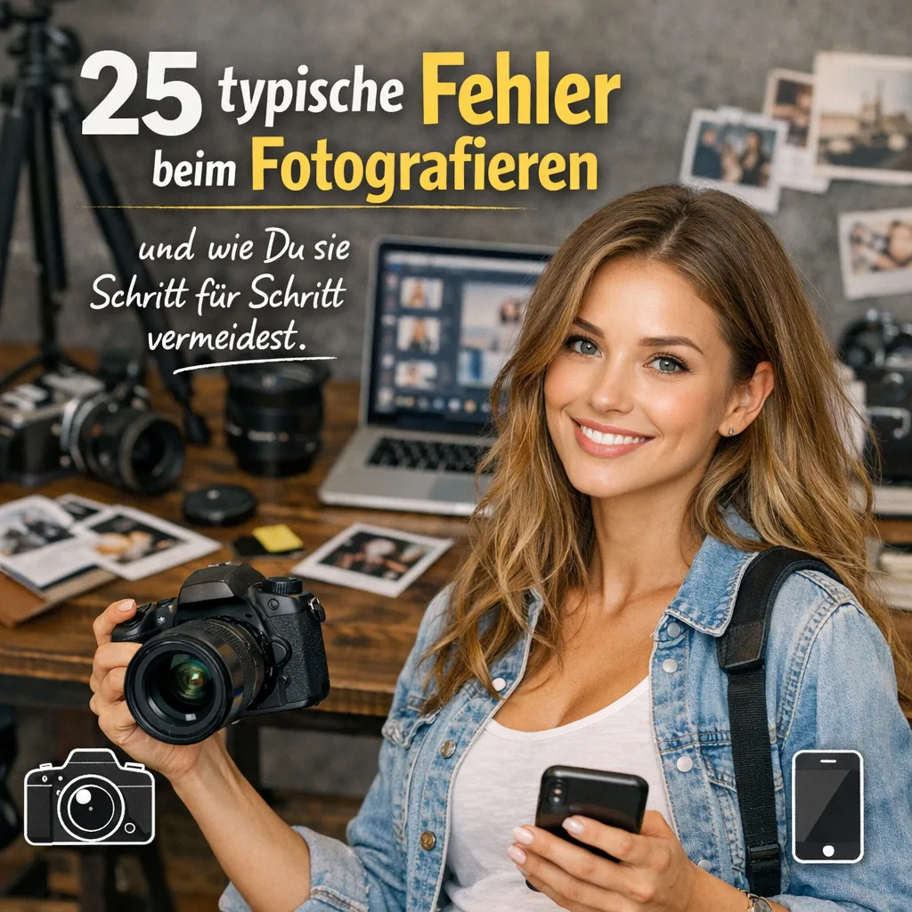 25 typische Fehler beim Fotografieren – und wie Du sie Schritt für Schritt vermeidest