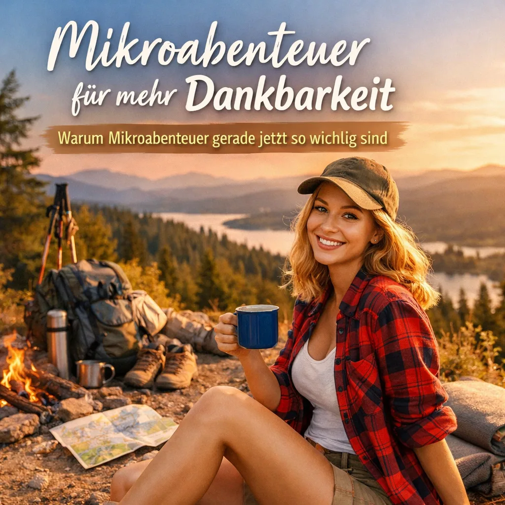 Mikroabenteuer für mehr Dankbarkeit. Warum Mikroabenteuer gerade jetzt so wichtig sind