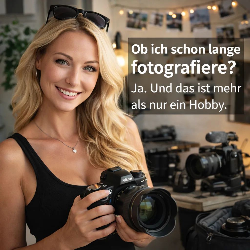 Ob ich schon lange fotografiere? Ja. Und das ist mehr als nur ein Hobby.