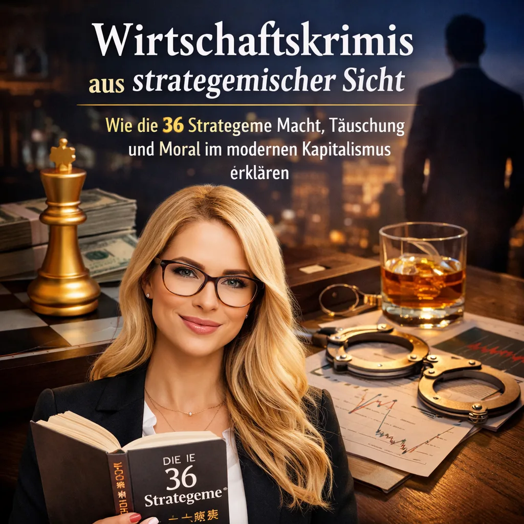 Wirtschaftskrimis aus strategemischer Sicht. Wie die 36 Strategeme Macht, Täuschung und Moral im modernen Kapitalismus erklären