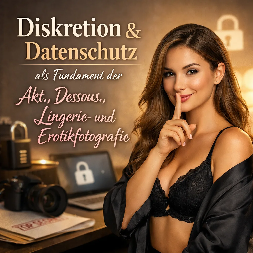 Diskretion und Datenschutz als Fundament der Akt-, Dessous-, Lingerie- und Erotikfotografie