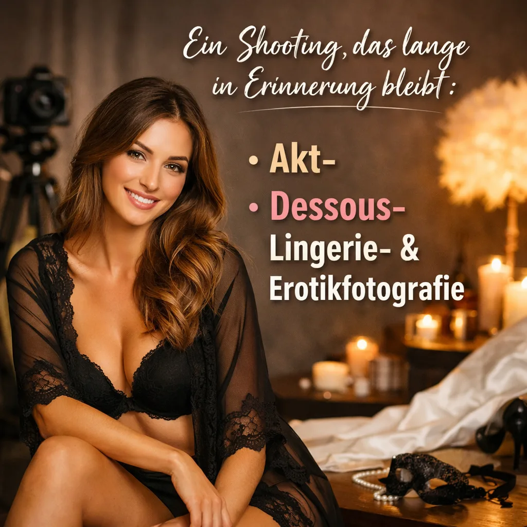 Ein Shooting, das lange in Erinnerung bleibt: Akt-, Dessous-, Lingerie- und Erotikfotografie
