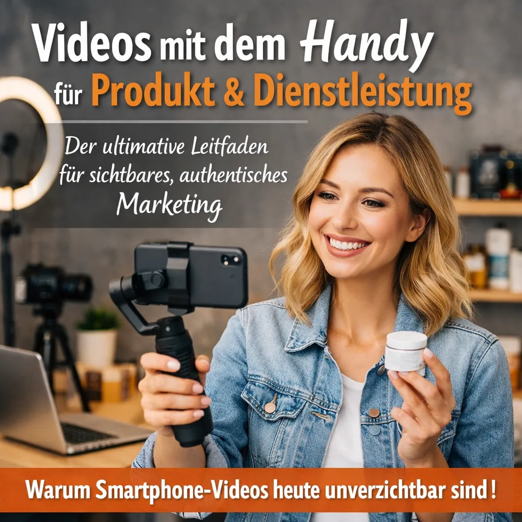 Videos mit dem Handy für Produkt & Dienstleistung – Der ultimative Leitfaden für sichtbares, authentisches Marketing. Warum Smartphone-Videos heute unverzichtbar sind