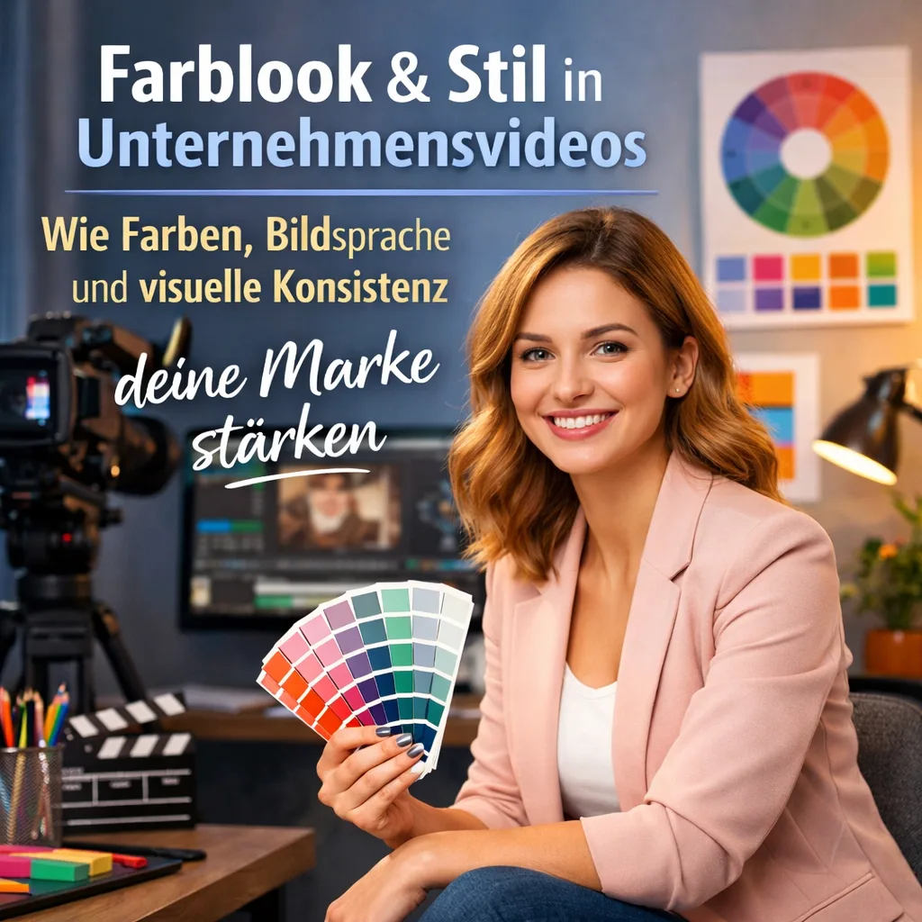 Farblook & Stil in Unternehmensvideos. Wie Farben, Bildsprache und visuelle Konsistenz deine Marke stärken