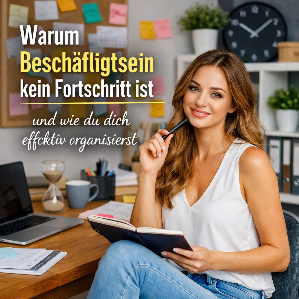 Warum Beschäftigtsein kein Fortschritt ist und wie du dich effektiv organisierst