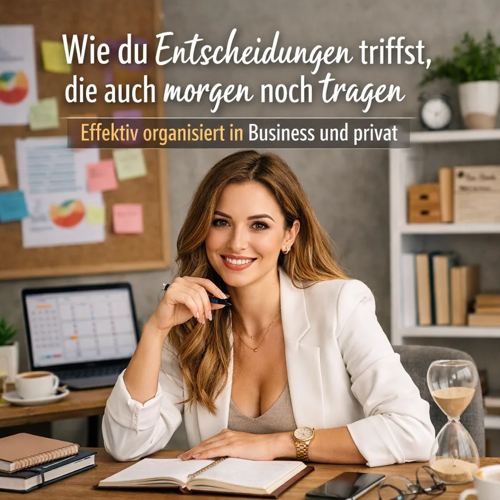 Wie du Entscheidungen triffst, die auch morgen noch tragen. Effektiv organisiert in Business und privat