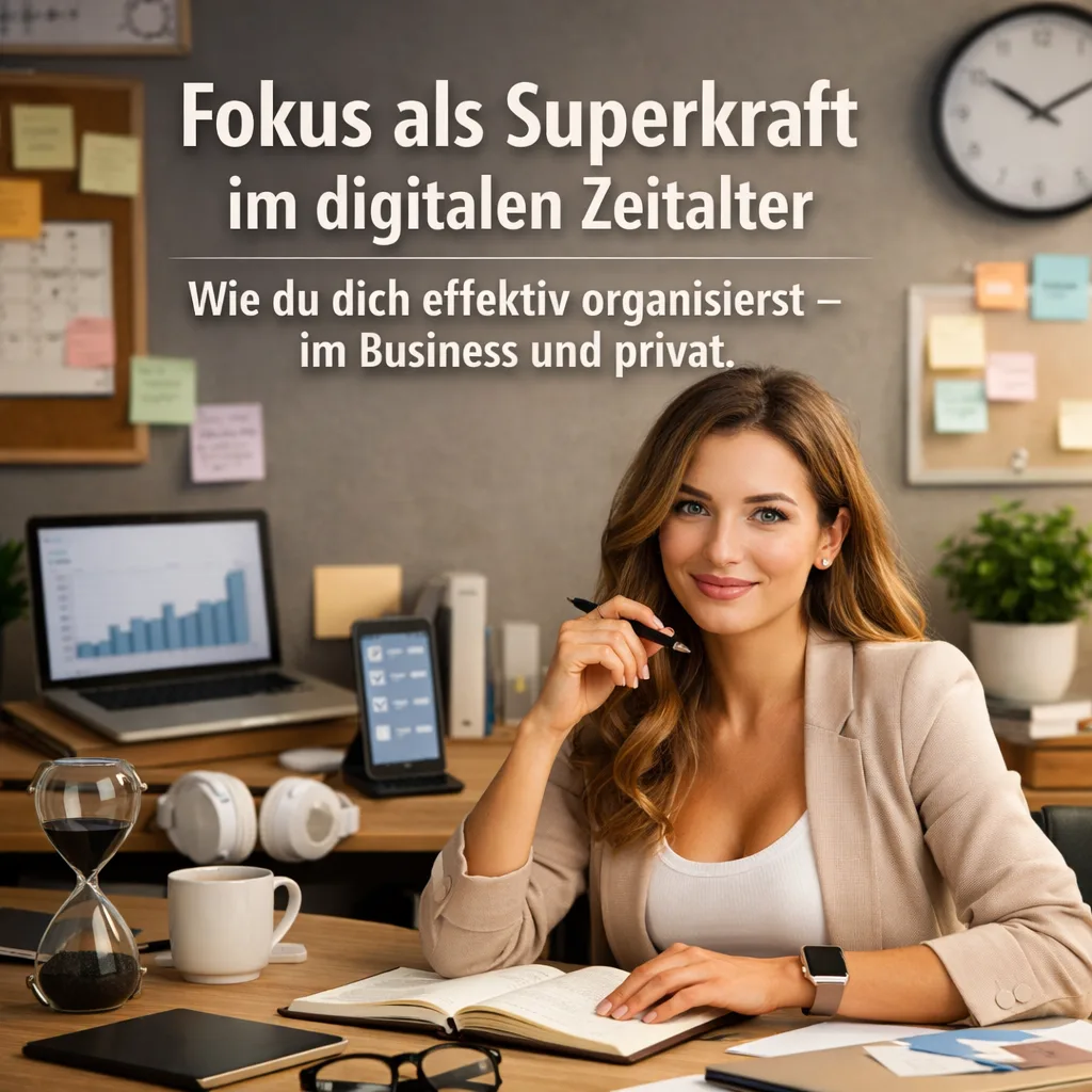 Fokus als Superkraft im digitalen Zeitalter: Wie du dich effektiv organisierst – im Business und privat