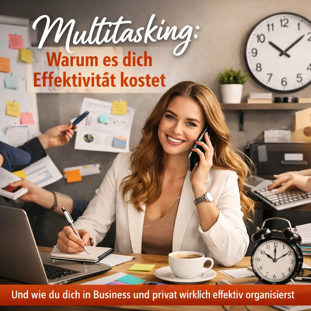 Multitasking: Warum es dich Effektivität kostet und wie du dich in Business und privat wirklich effektiv organisierst