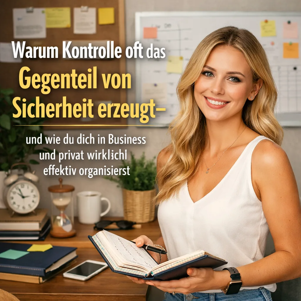 Warum Kontrolle oft das Gegenteil von Sicherheit erzeugt – und wie du dich in Business und privat wirklich effektiv organisierst